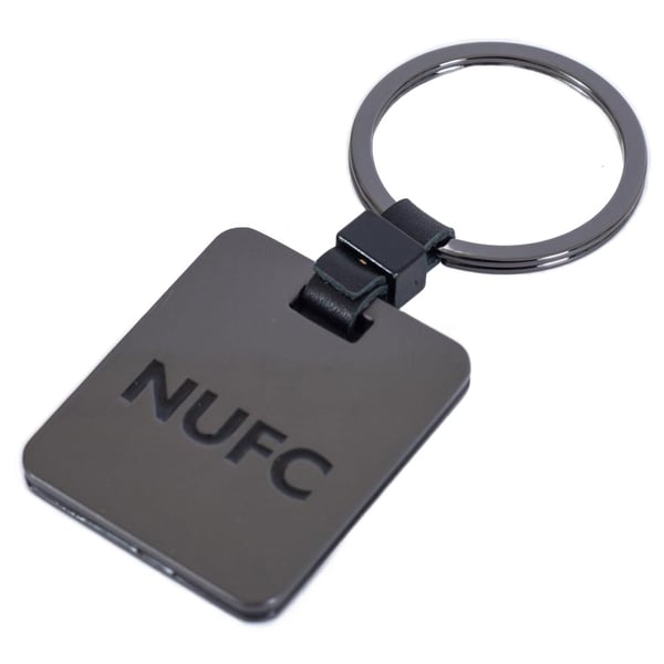 Newcastle United FC Leather Keyring