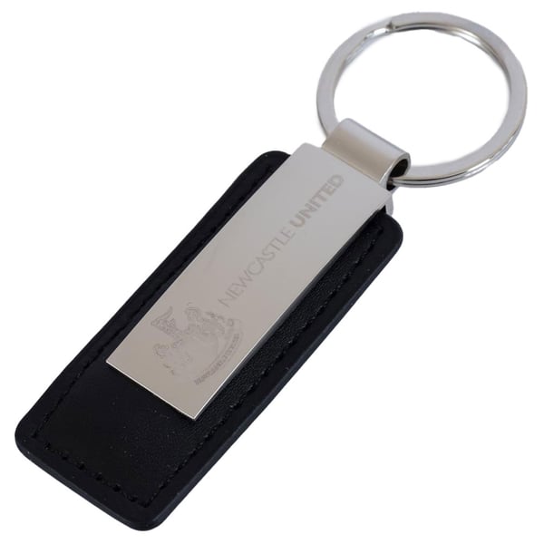 Newcastle United FC Leather Keyring