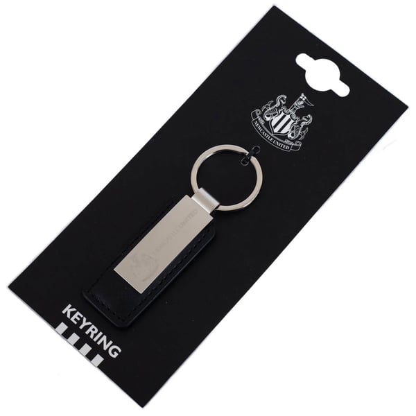 Newcastle United FC Leather Keyring