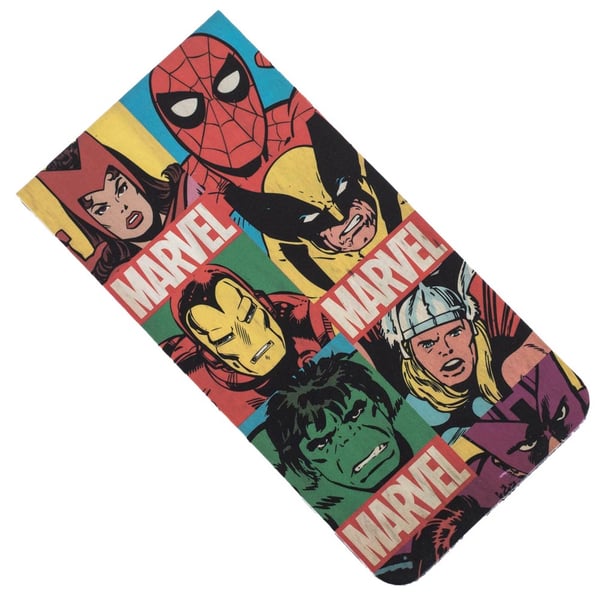 Marvel Comics Karaktärer Magnetiskt Bokmärke