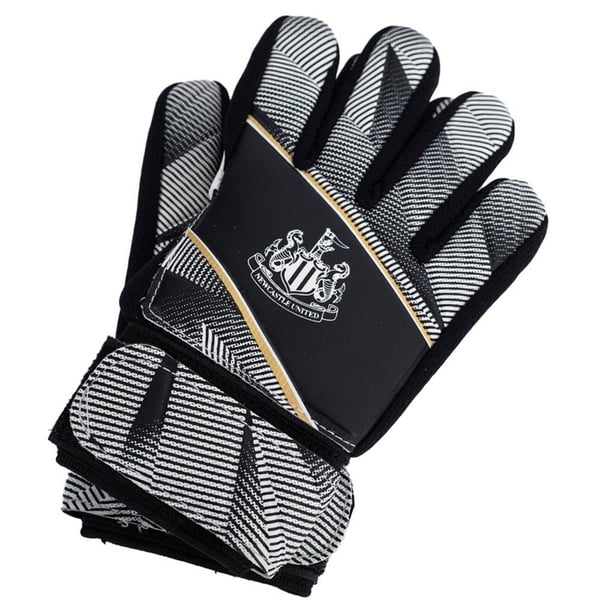 Newcastle United FC Childrens/Kids Fuse Crest Goalkeeper Gloves