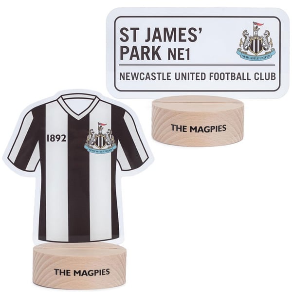 Newcastle United FC LED-bordlampe