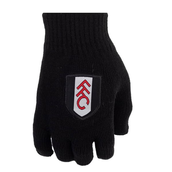 Fulham FC Childrens/Kids Knitted Gloves