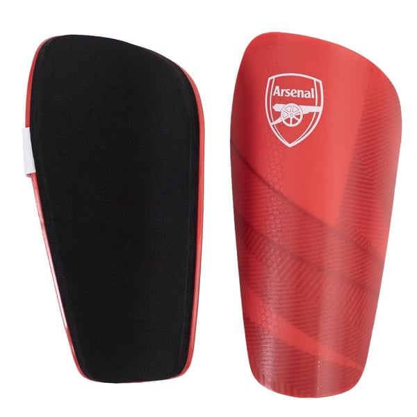 Arsenal FC Childrens/Kids Fuse Slip-In Shin Guards