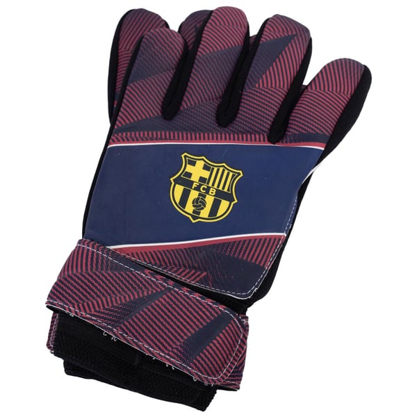FC Barcelona Childrens/Kids Fuse Goalkeeper Gloves