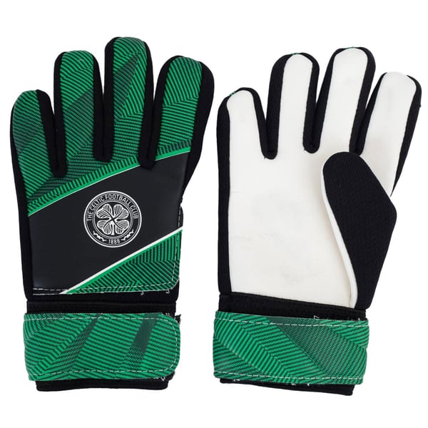 Celtic FC Childrens/Kids Fuse Goalkeeper Gloves