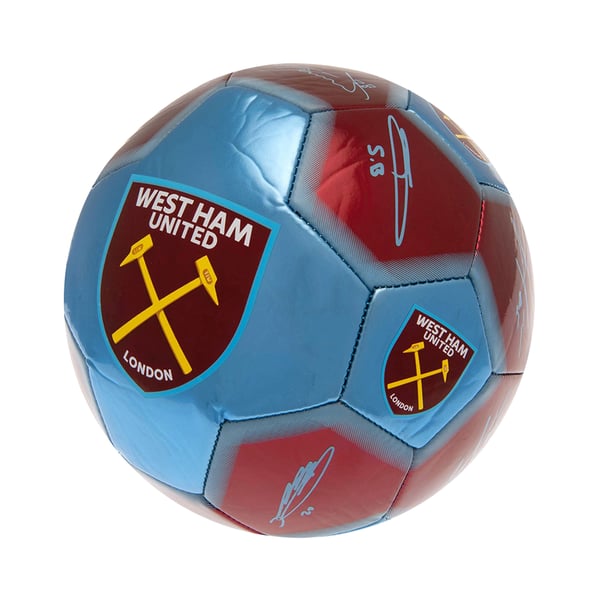 West Ham United FC Signaturfotboll