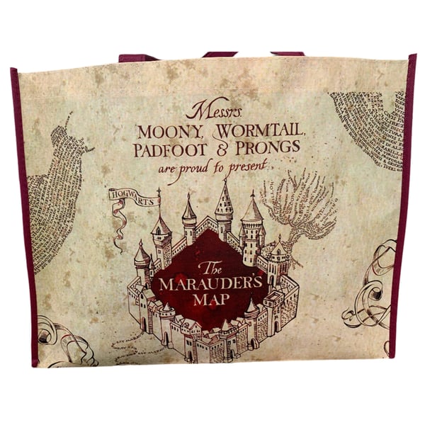 Harry Potter Marauders Map Reusable Shopper