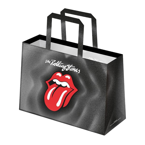 The Rolling Stones Logotyp Återanvändbar Shoppingväska