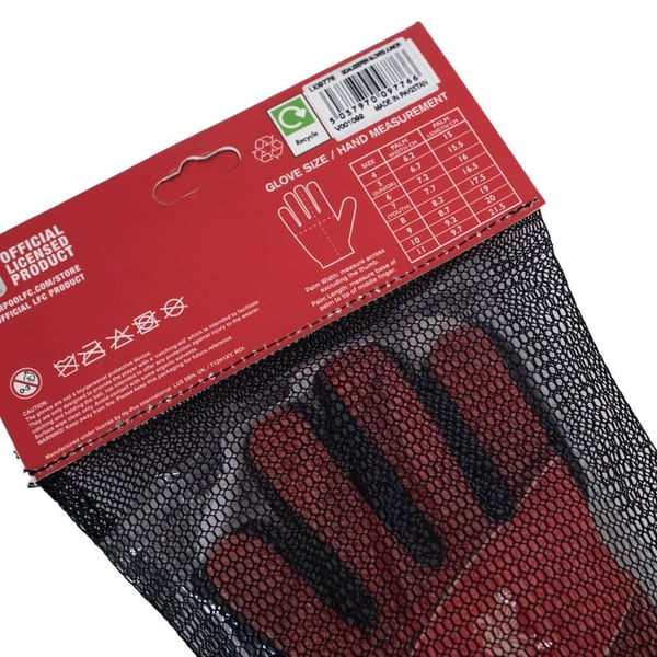 Liverpool FC Childrens/Kids Fuse Goalkeeper Gloves