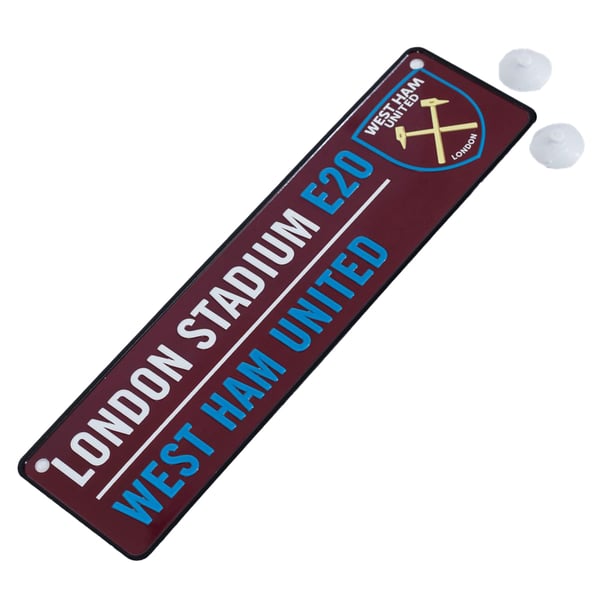 West Ham United FC Window Sign