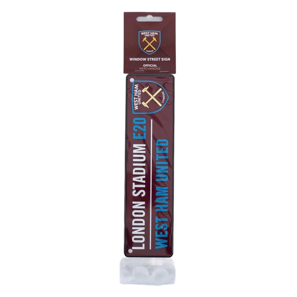 West Ham United FC Window Sign