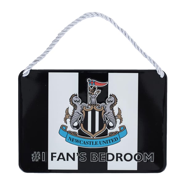 Newcastle United FC No. 1 Fan Stripe Hanging Sign