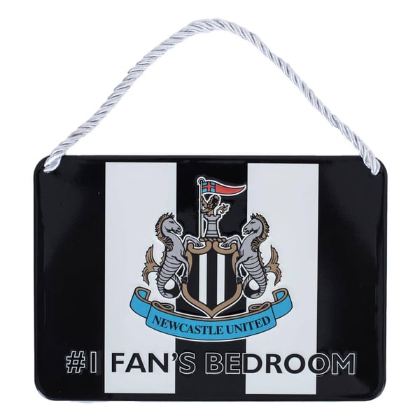 Newcastle United FC No. 1 Fan Stripe Hanging Sign