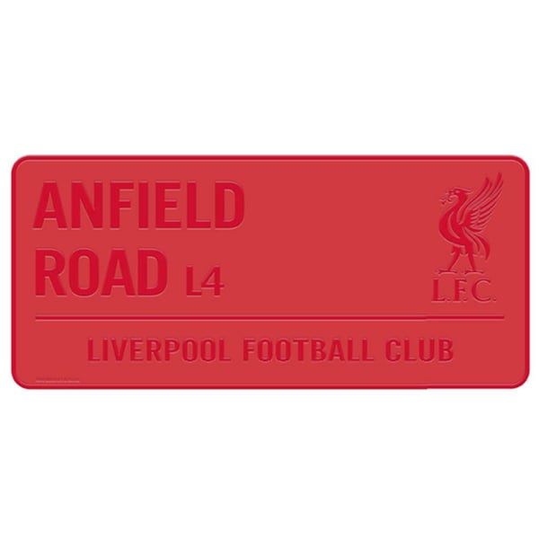Liverpool FC Anfield Road L4 Crest Street Sign