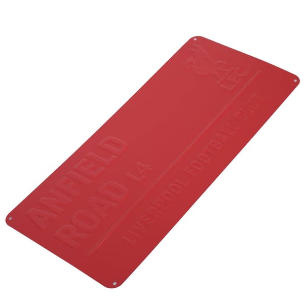 Liverpool FC Anfield Road L4 Crest Street Sign