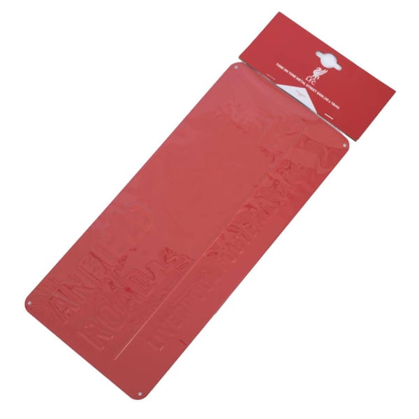 Liverpool FC Anfield Road L4 Crest Street Sign