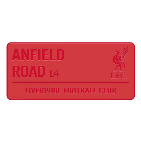 Liverpool FC Anfield Road L4 -harjatunnuksen katukyltti