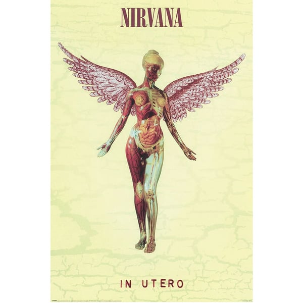 Nirvana In Utero -paperijuliste Nirvana In Utero -paperijuliste