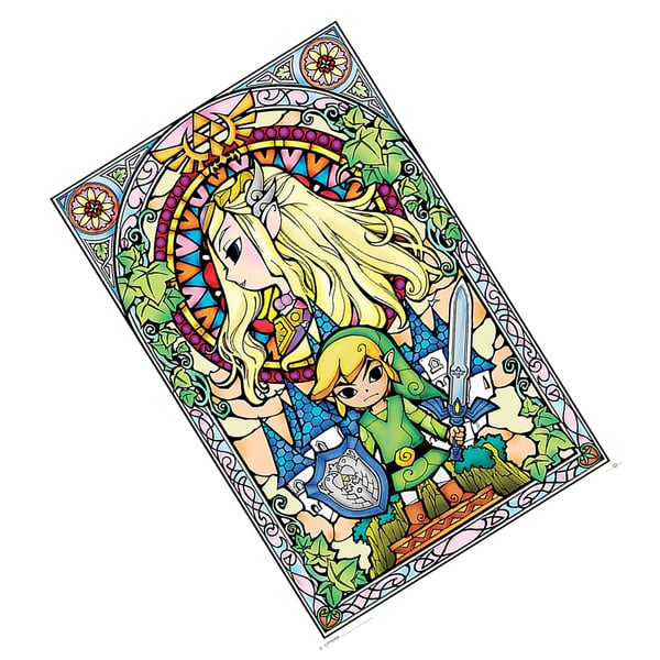 The Legend Of Zelda -lasimaalausjuliste