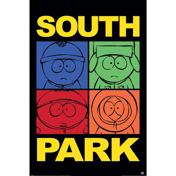 South Park Block Paper Poster