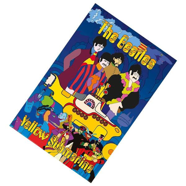 The Beatles Yellow Submarine plakat