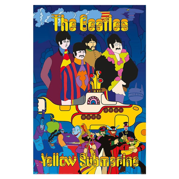 The Beatles Yellow Submarine plakat