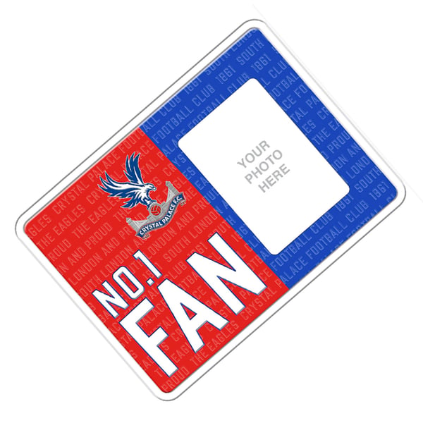 Crystal Palace FC No1 Fan Photo Frame Sign
