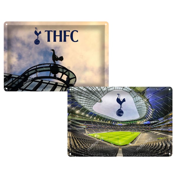 Tottenham Hotspur FC Stadium Sign (Pack of 2) Tottenham Hotspur FC Stadium Sign (Pack of 2)