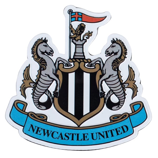 Newcastle United FC Crest-køleskabsmagnet