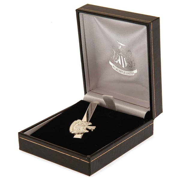 Newcastle United FC Silver Painted Tie Clip