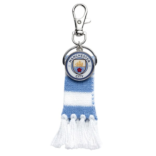 Manchester City FC Bar Scarf Bag Charm