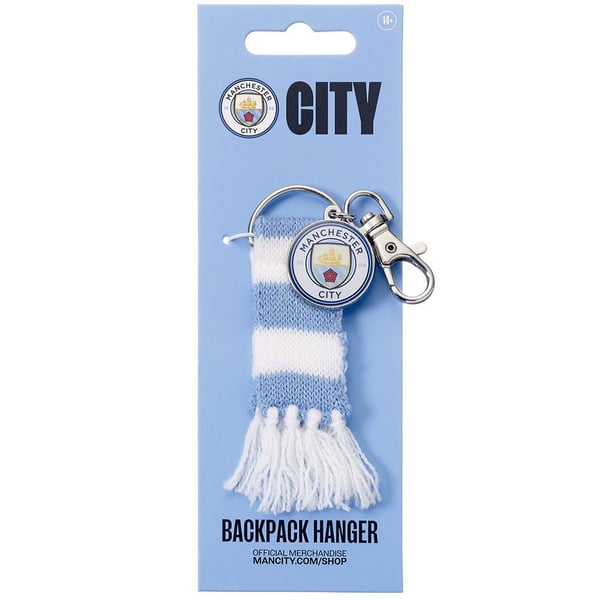 Manchester City FC Bar Scarf Bag Charm