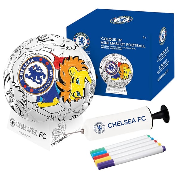Chelsea FC Colour In Mini Football Set
