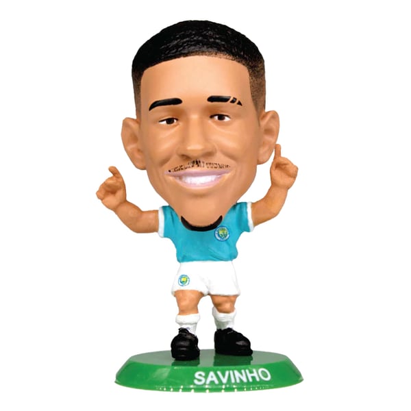 Manchester City FC Savinho SoccerStarz Football Figurine
