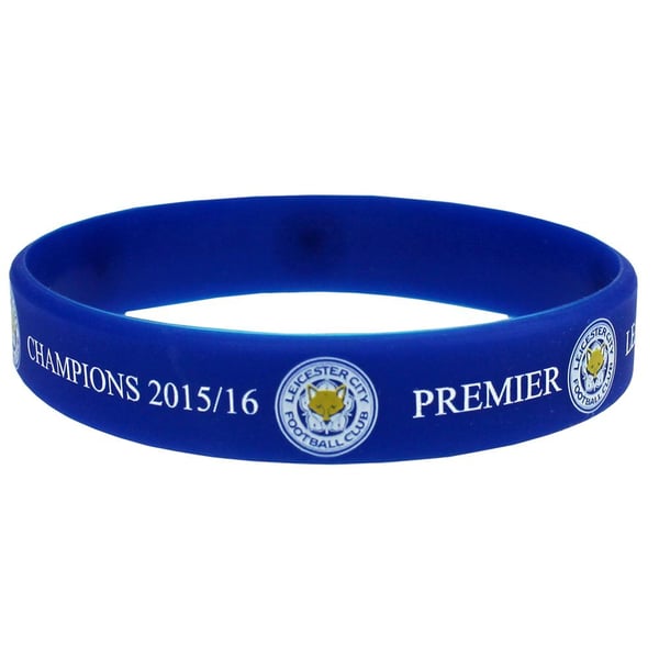Leicester City FC Official Champions Silicone Wristband