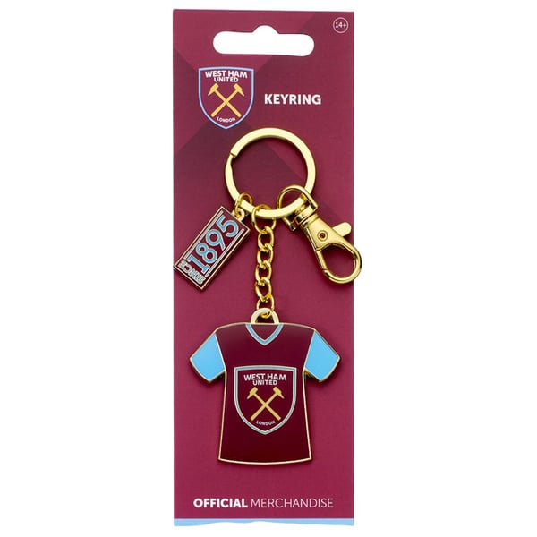 West Ham United FC Shirt Keyring