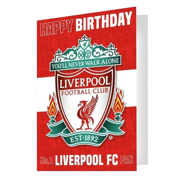 Liverpool FC 3D & Lentikulärt Födelsedagskort
