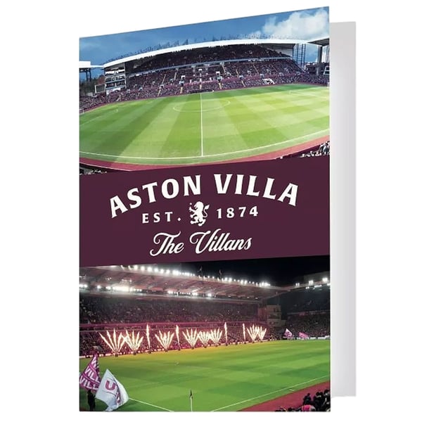 Aston Villa FC 3D & Lenticular Birthday Card