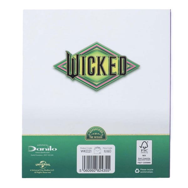 Wicked Glinda syntymäpäiväkortti