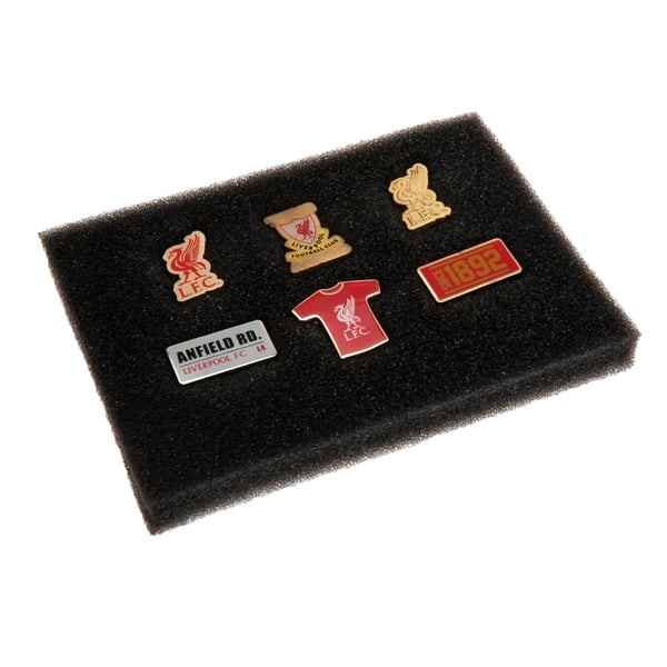 Liverpool FC Alloy Badge Set (Pack of 6)