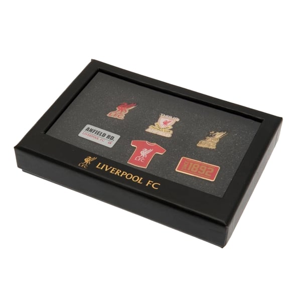 Liverpool FC Alloy Badge Set (Pack of 6)
