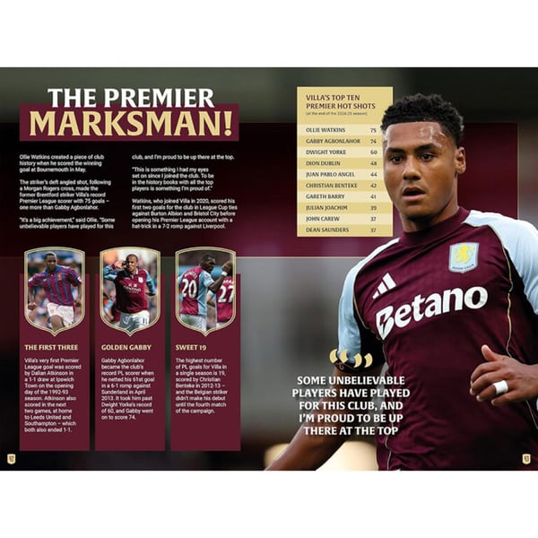 Aston Villa FC 2026 vuosikirja
