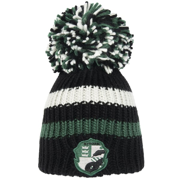 Harry Potter Unisex Adult Slytherin Bobble Beanie