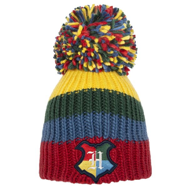 Harry Potter Unisex Adult Hogwarts Bobble Beanie
