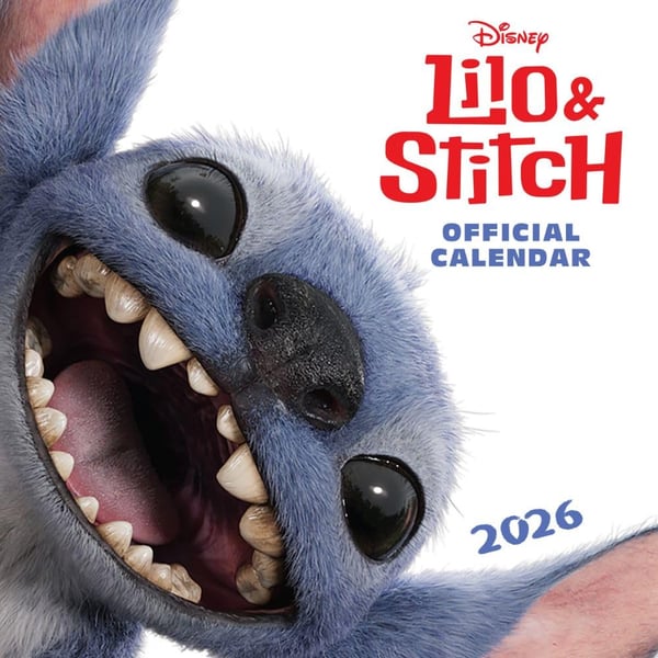 Lilo & Stitch Live Action 2026 -seinäkalenteri