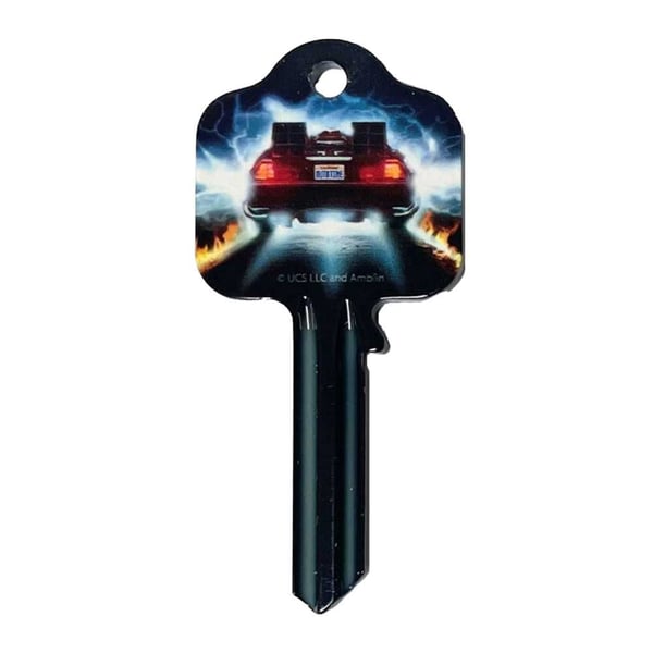 Back To The Future Delorean Blank Key