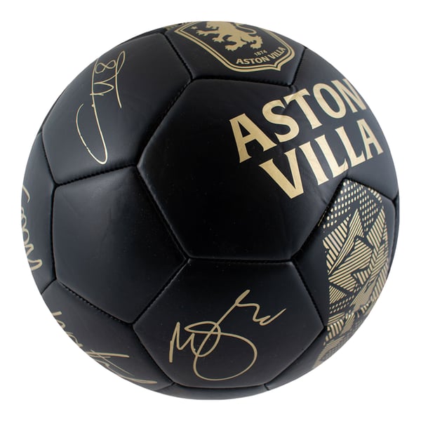 Aston Villa FC Gold Phantom Signature Football
