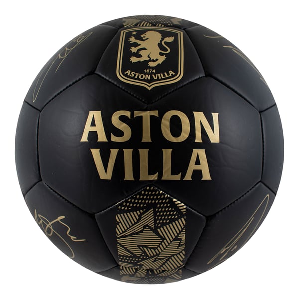 Aston Villa FC Gold Phantom Signature Football
