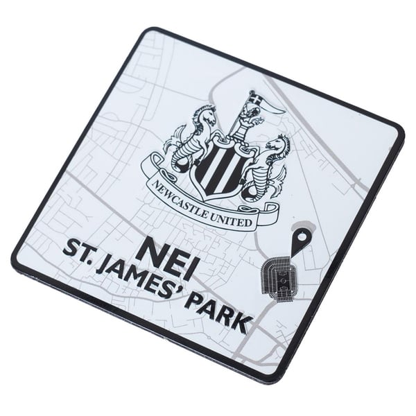Newcastle United FC Route To St James´ Park Kylskåpsmagnet